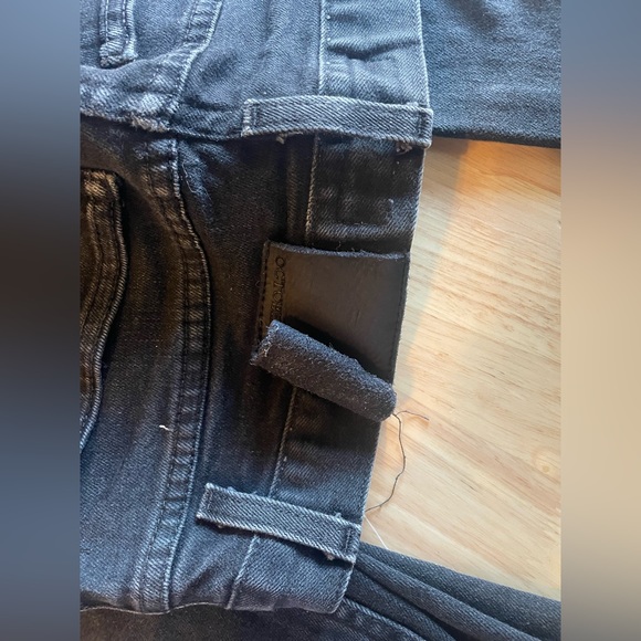 OVO Salvage Denim Black Jeans - Picture 3 of 6